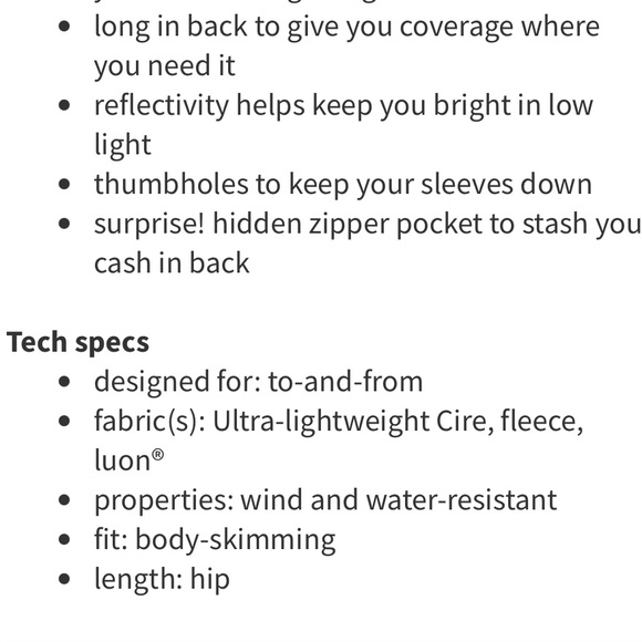 Lululemon Pedal Power Jacket Black Size 8 - Picture 5 of 9